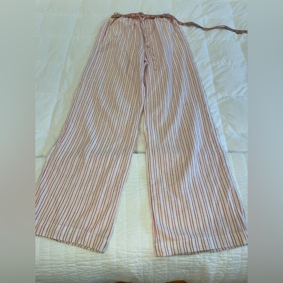 Women’s Cotton On Linen and Viscose Pants Candy Stripe Size 2